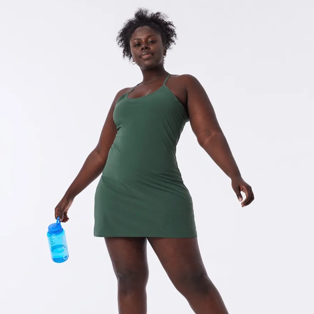 Outdoor Voices Exercise Dress Green Large